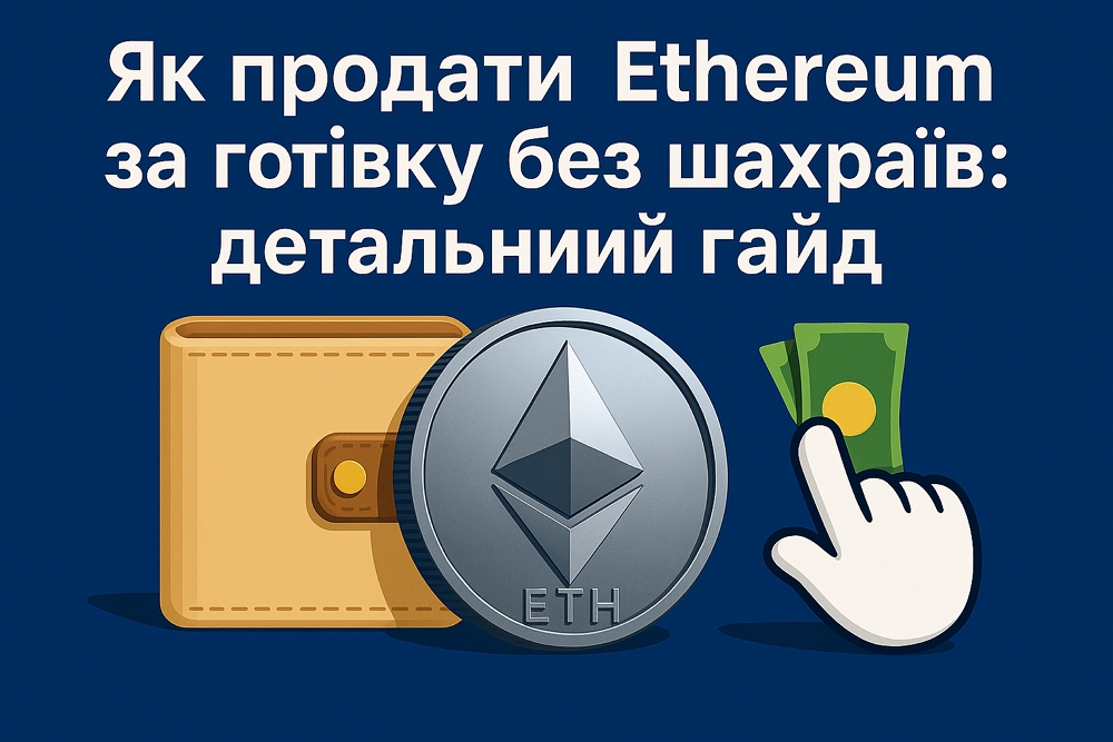 Як продати Ethereum за готівку без шахраїв: Детальний гайд 2025