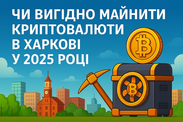Чи вигідно майнити криптовалюти в Харкові у 2025 році