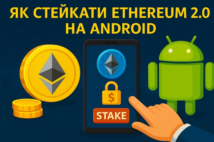 Як стейкати Ethereum 2.0 на Android