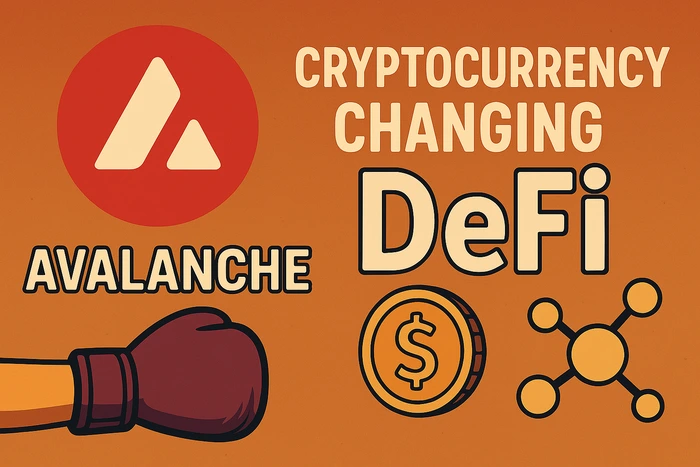 Логотип Avalanche AVAX криптовалюти